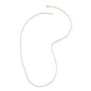 14K Rose Gold over Sterling Silver Sparkle Necklace